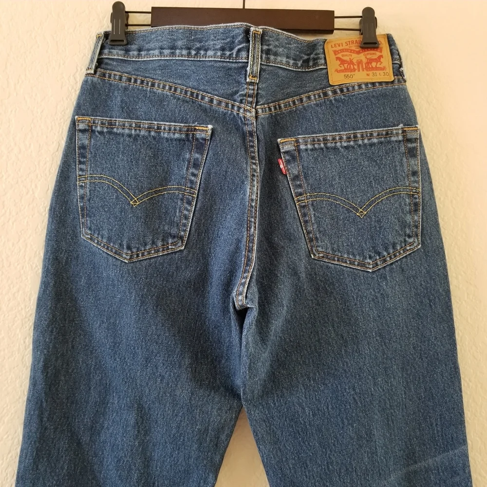 Levi's 550 Relaxed Fit Jeans Size 31x30 - Picture 5 of 8